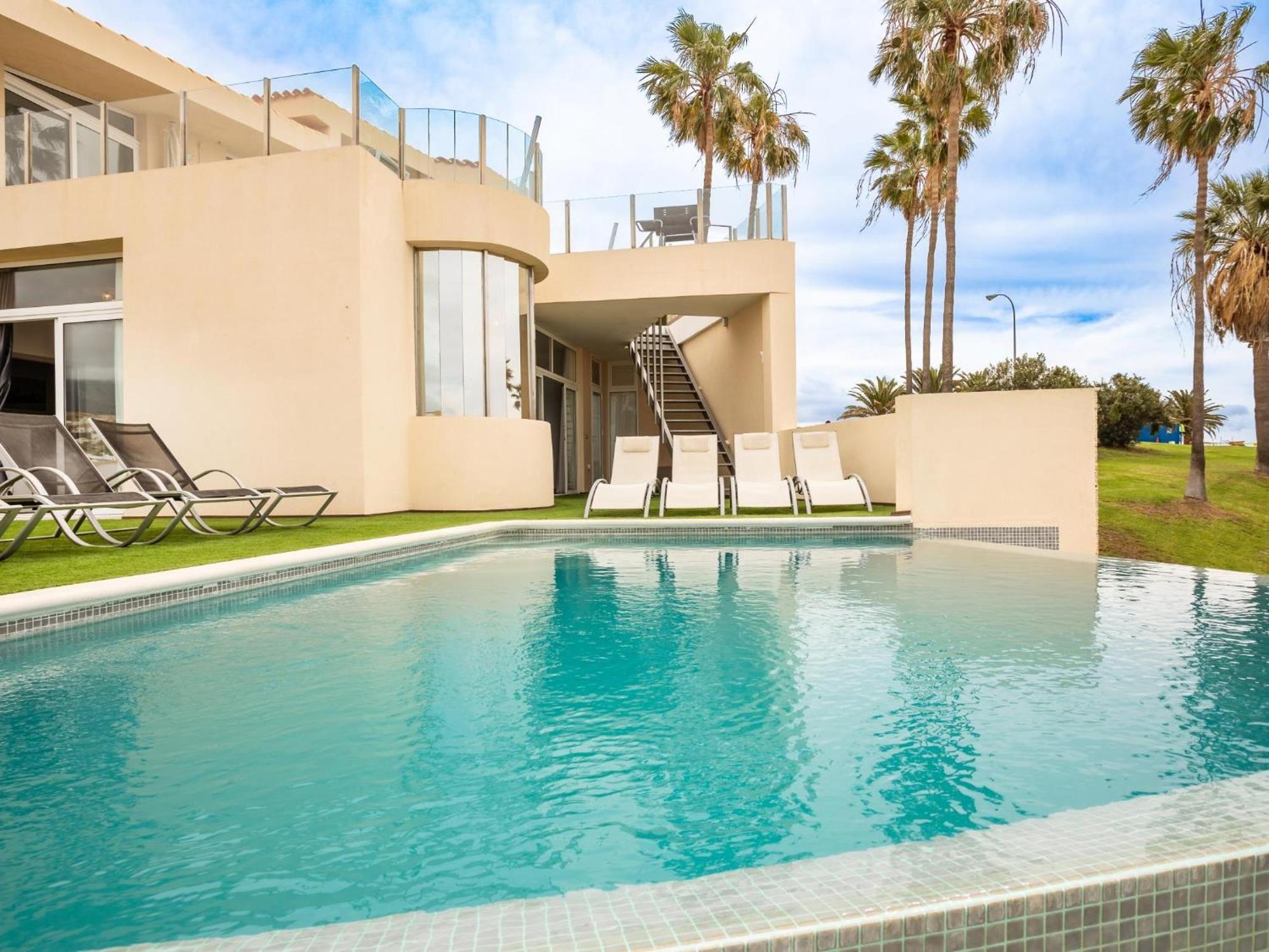 Villa Olbia Charming Dreamview With Jacuzzi Costa Adeje  Bagian luar foto